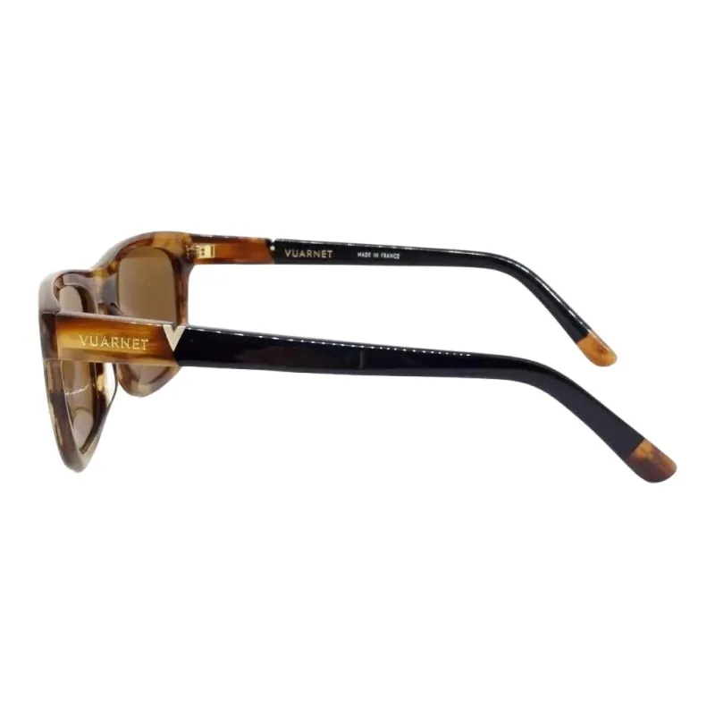 Vuarnet Acetate Plastic Rectangular Sunglasses Men's Tortoiseshell-5