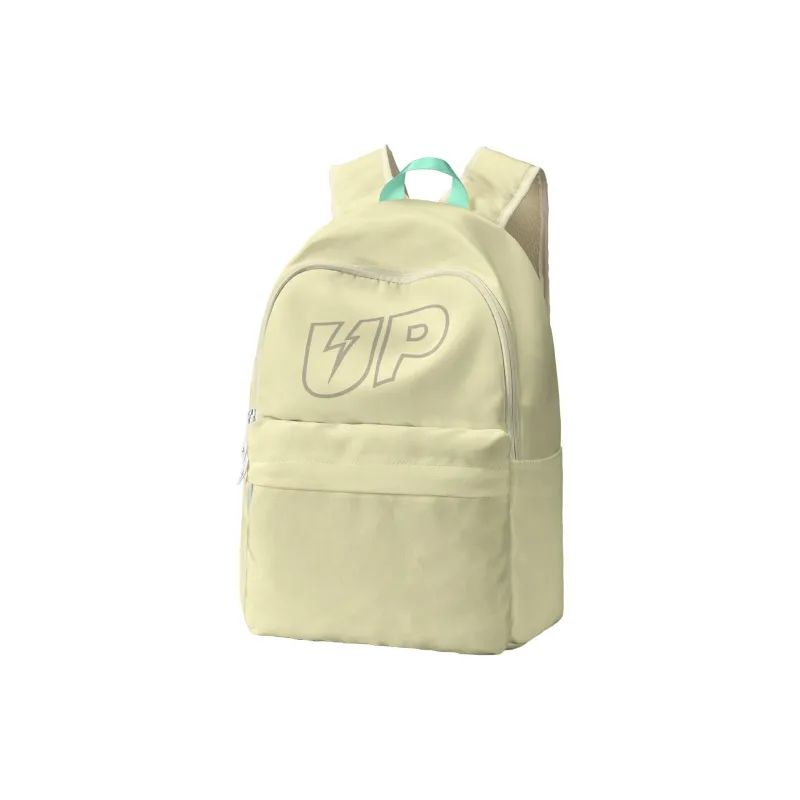 TURN UP Polyester Backpack Unisex Apricot-1
