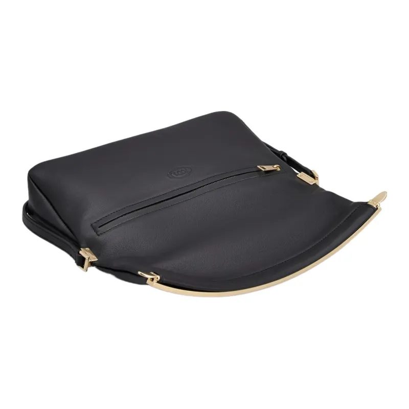 TOD'S Logo Debossed Flap Bag-3