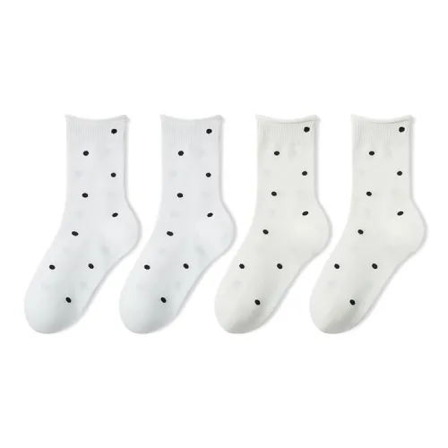 Moremoli Mid Calf Socks Women's 4 Pack