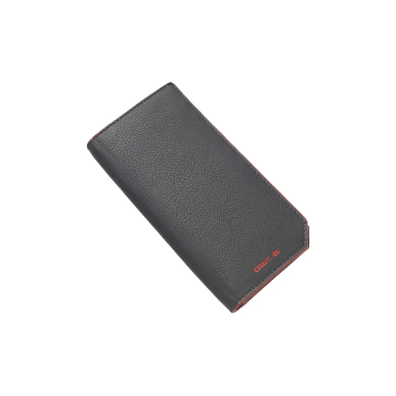 CERRUTI 1881 Calfskin Wallet Men's Black-0