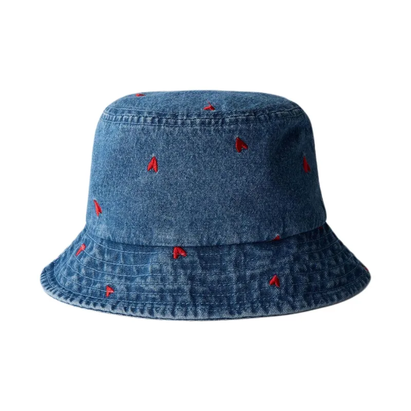 ZARA Cotton Bucket Hats Kids' Blue-0