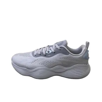 Erke Anti Slip Wear Resistant Low Top Casual Running Shoes Men's Gray Blue