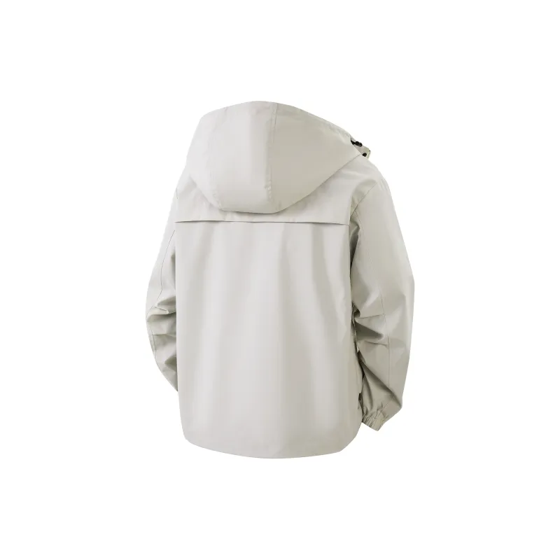 HOKLV Jackets Coats Unisex Apricot-1