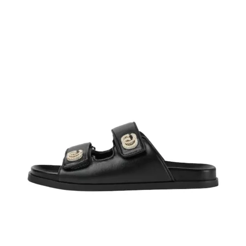 GUCCI Slide Slippers Women's Black