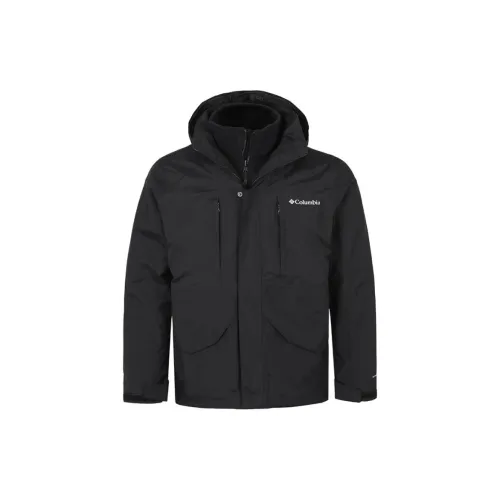 Columbia High Altitude Climbing Waterproof, Windproof, Thermal, And Breathable Windbreaker Jacket Men's Black