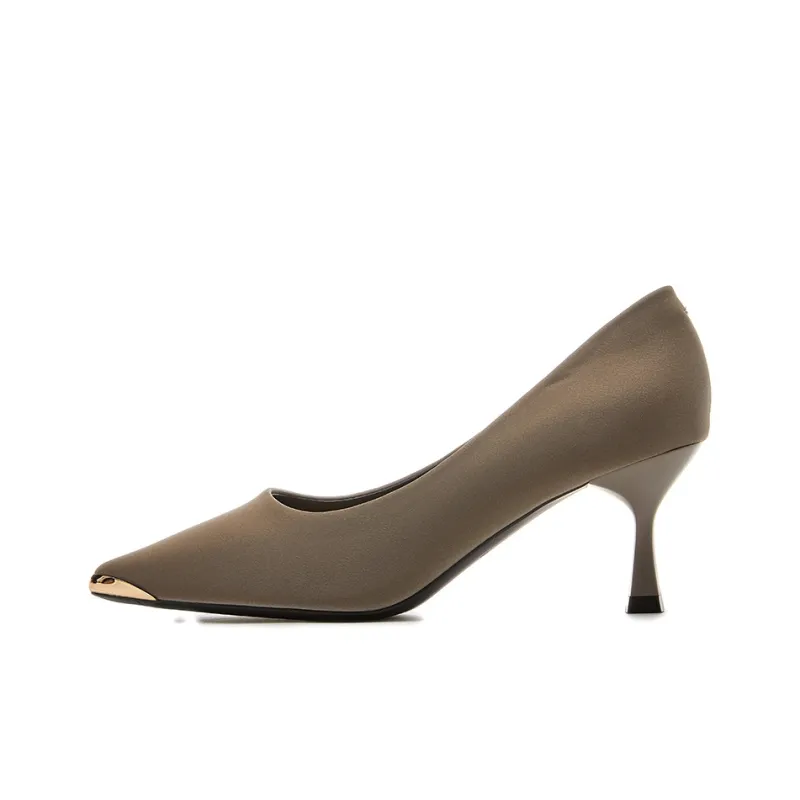POOQ Slim Heel High Heels 6CM Women's-6