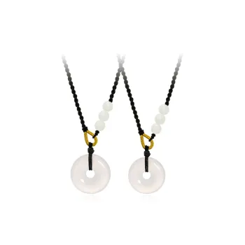 Ancient Jewelry Chalcedony Necklaces Unisex