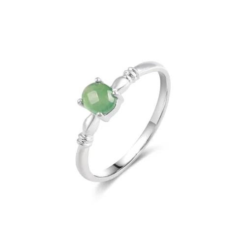 TAMINA Glutinous Jade Rings Women's
