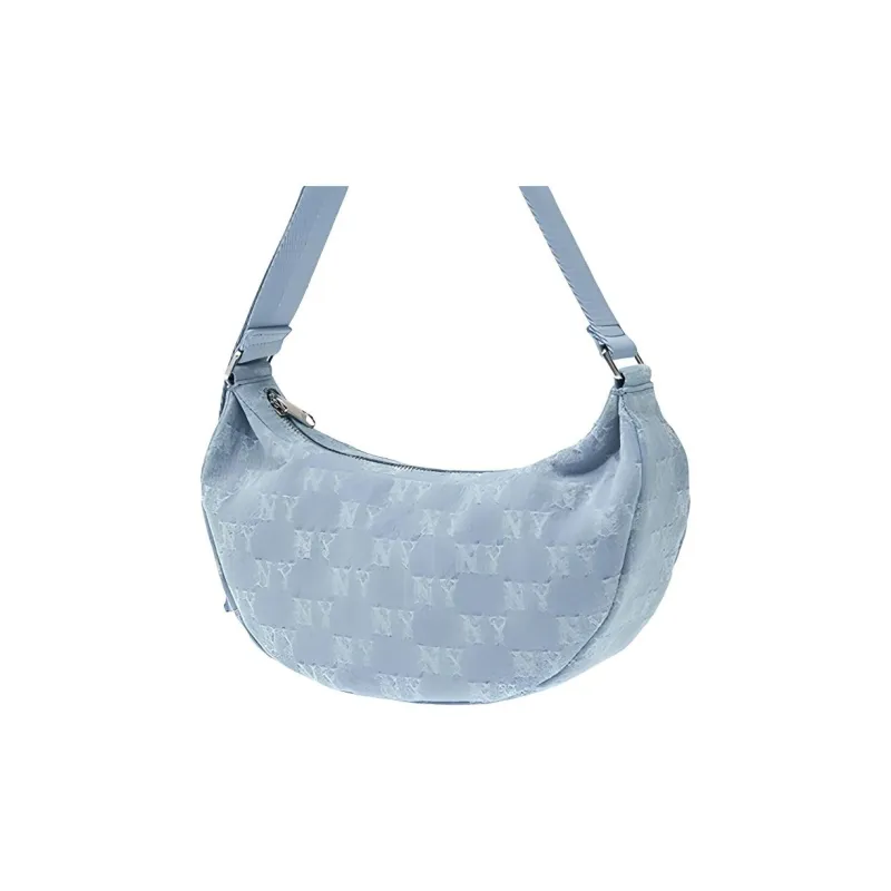 MLB Denim Shoulder Bag Unisex Blue-2