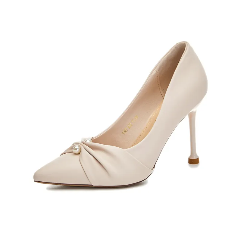 POOQ Slim Heel High Heels 5.5CM Women's-1