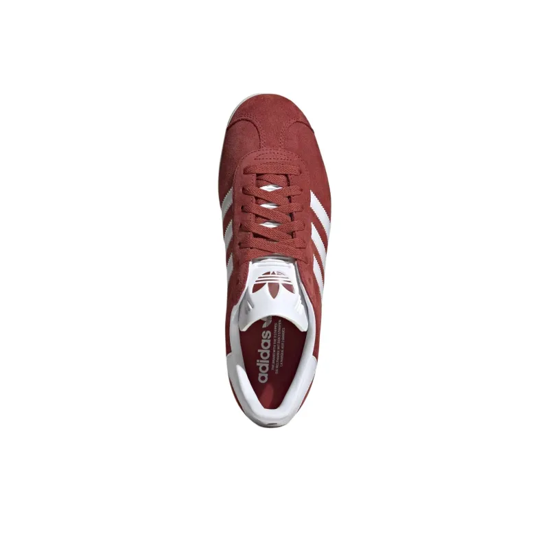 Adidas Gazelle Preloved Ruby Cloud White Gold Metallic-2