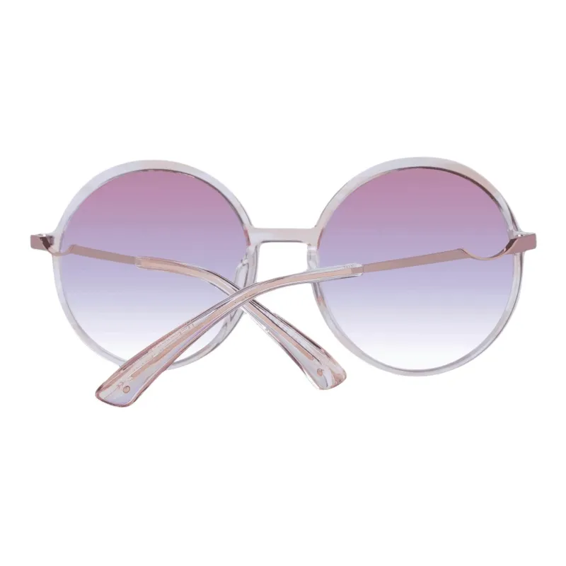 Ana Hickmann Acetate Round Sunglasses Women's Pink-2