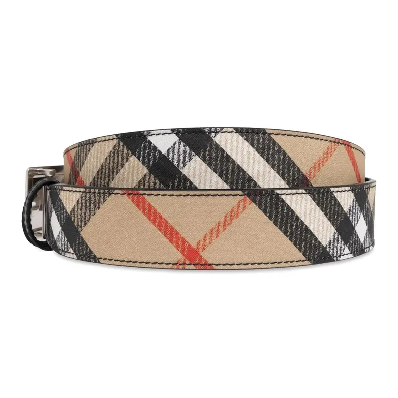 Burberry Checked Reversible B Cut Belt-1