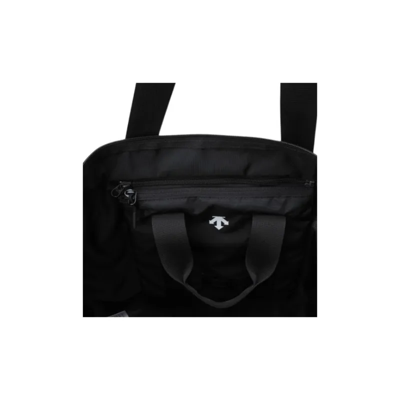 DESCENTE Nylon Tote Bag, Shopping Bag, Shoulder Bag Unisex Black-6