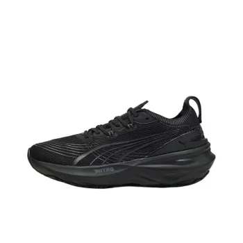 PUMA ForeverRun NITRO™ II Anti Slip Wear Resistant Low Top Casual Running Shoes Men's Black