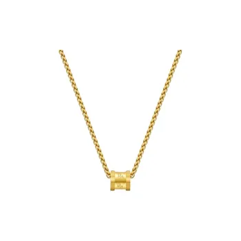 Police Steel, Gold Plated Necklaces Men's Gold