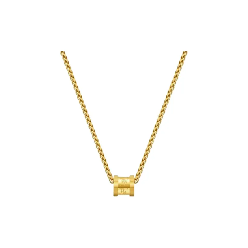 Police Steel, Gold Plated Necklaces Men's Gold-0