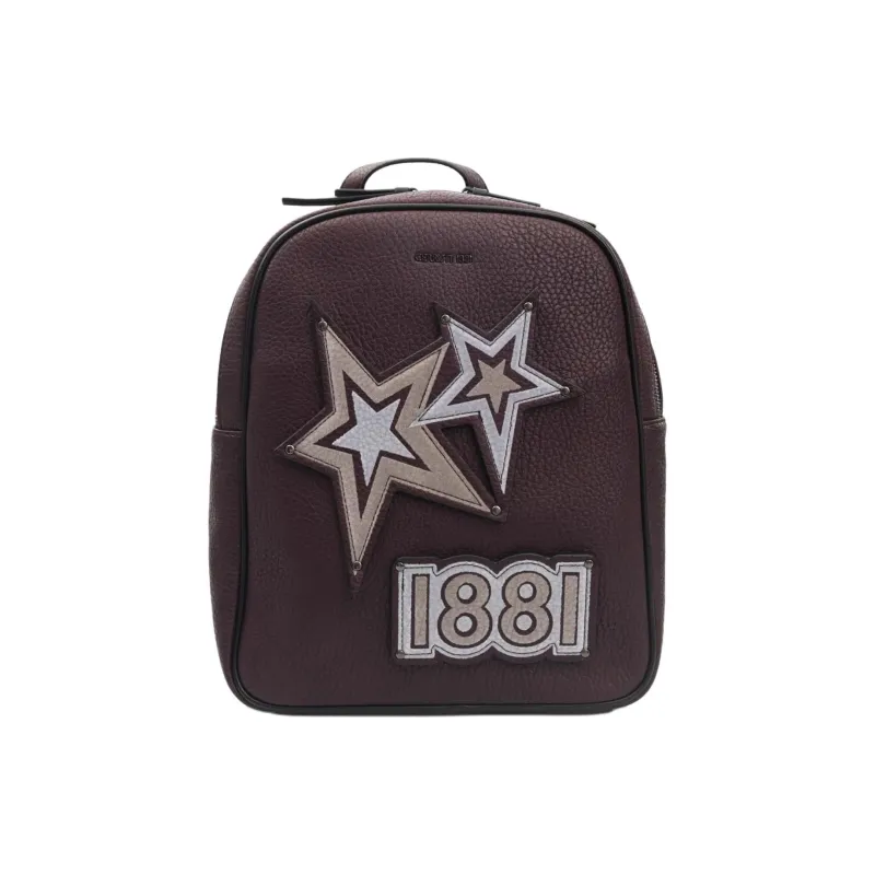 CERRUTI 1881 Polyethylene Backpack Women's Deep Red-0
