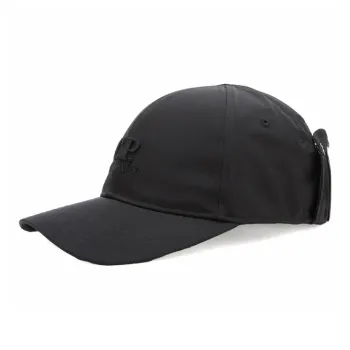 C.P.Company Polyester Baseball Caps Men's Black