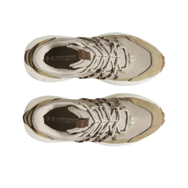 Under Armour Cushioning, Wear Resistant Low Top Hiking Shoes Unisex Taupe-3