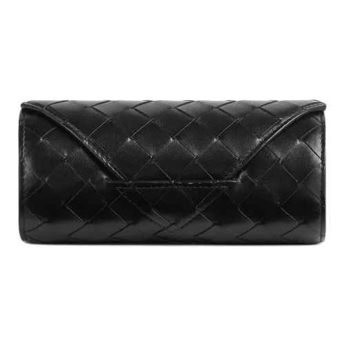 Bottega Veneta Lambskin Storage Bag Men's Black