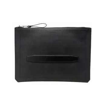TOM FORD Calfskin Clutch Men's Black