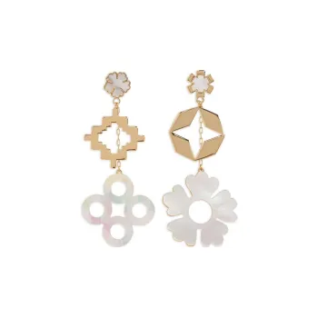TORY BURCH Kira Clover Earrings