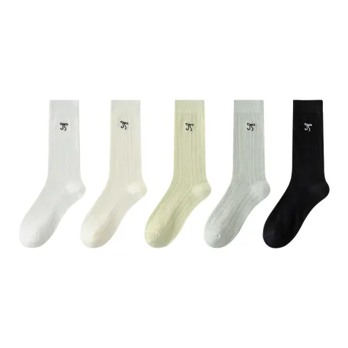 GRACEWELL Mid Calf Socks Women's 5 Pack