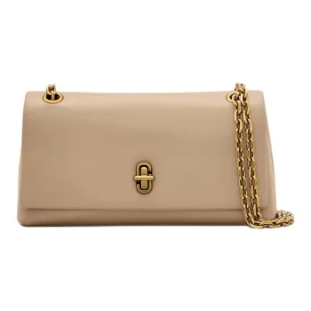 MARC JACOBS Leather Shoulder Bag Mini Women's Camel