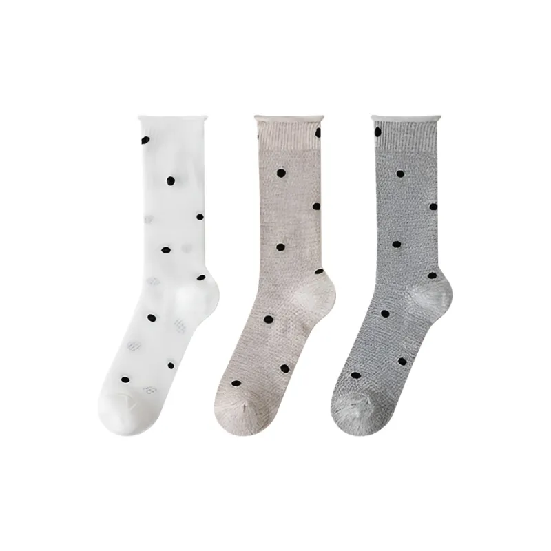 AOKANG Knee-High Socks Women's Combo Set-7
