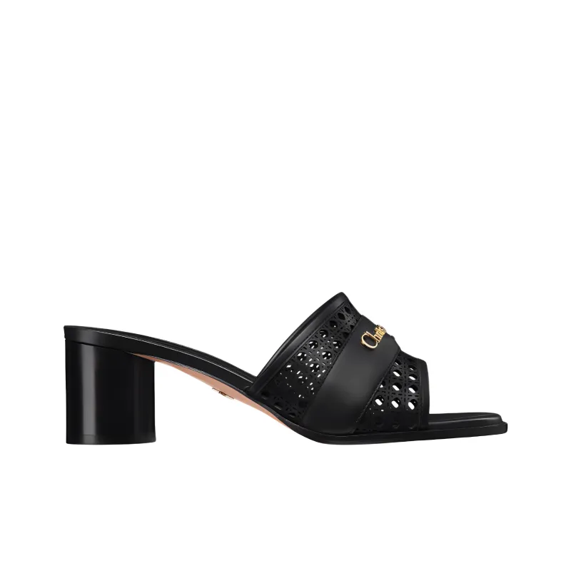 DIOR D Lane Slip Resistant Slide Slippers 5.5cm Women's Black-1