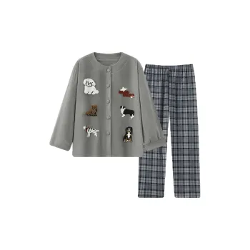 O'MESIK Pajama Set Women's Gray