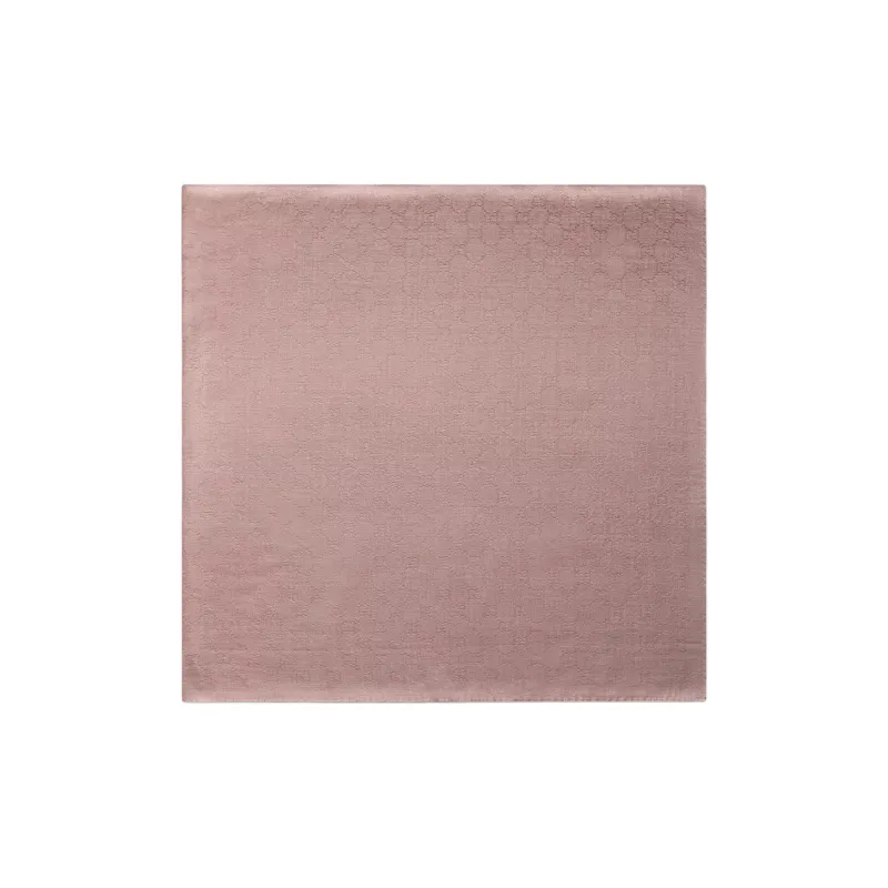 GUCCI Wool, Silk, Silk Knit Scarves Unisex Rose-1