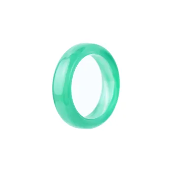 Clear Snow Chalcedony Rings Unisex