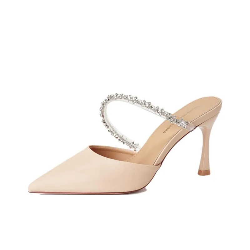 Than Than Me Slim Heel High Heels Women's-4