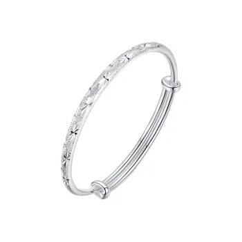 FUSSEM S999 Fine Silver Sterling Silver Bracelets Women's