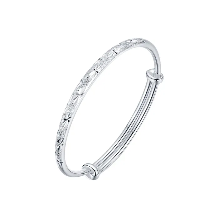 FUSSEM S999 Fine Silver Sterling Silver Bracelets Women's-0