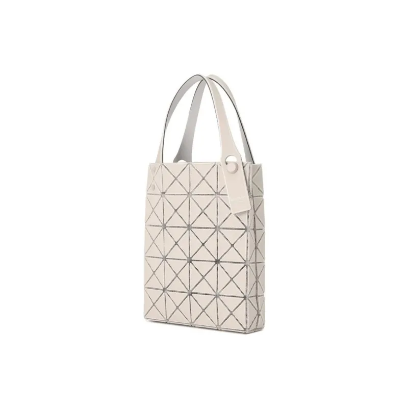 ISSEY MIYAKE Prism Polyvinyl Chloride Tote Bag Shopping Bag Handbag Women's Beige-1