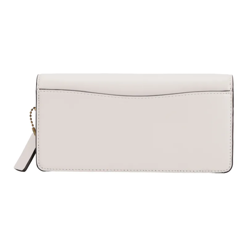 COACH Calfskin Wallet, Crossbody Bag, Shoulder Bag Trumpets Women's White-2