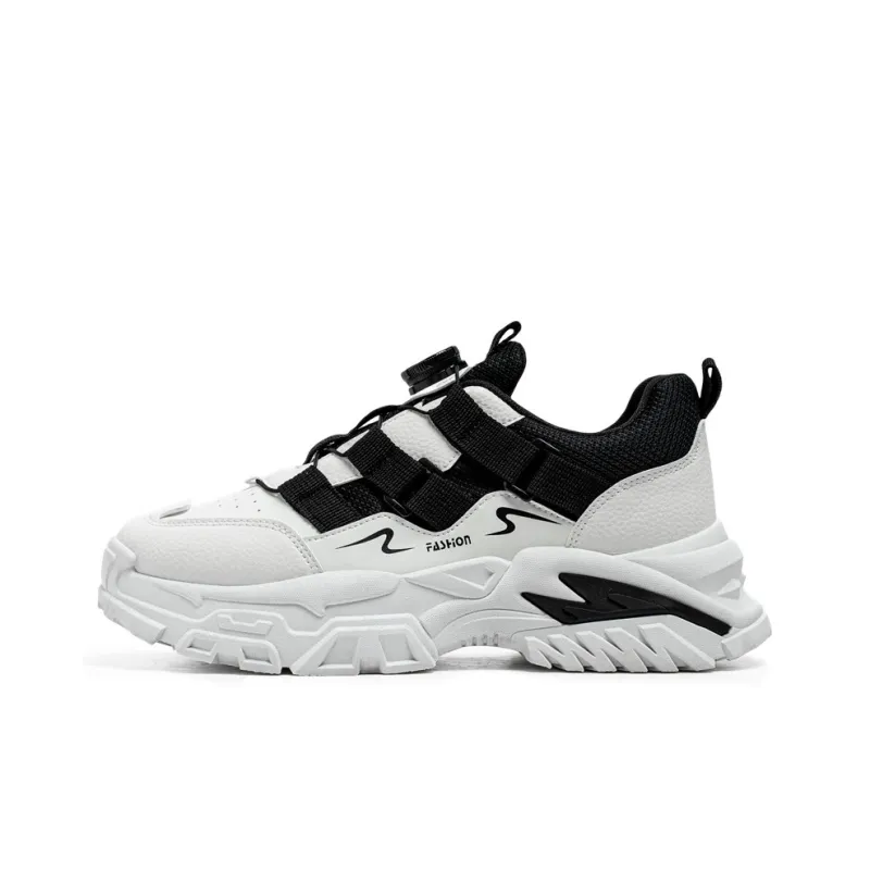 JANECO Anti-Slip And Wear-Resistant Breathable Low-Top Chunky Sneakers Men's-12