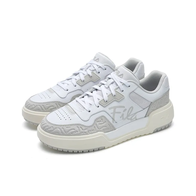FILA CAMPUS Square Shoes Cushioning, Wear Resistant Low Top Skateboard Shoes Men's Gray-2