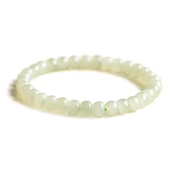 FANGYUANXIAOFU Hetian Jade Bracelets Green Jade Women's