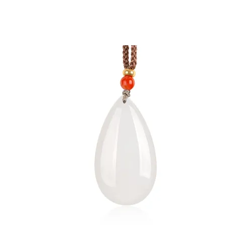 TAMINA Hetian Jade Pendants White Jade Unisex