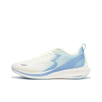 361° FlyFish 1 Cushioning Wear-Resistant Low-Top Running Shoes Men's White Blue