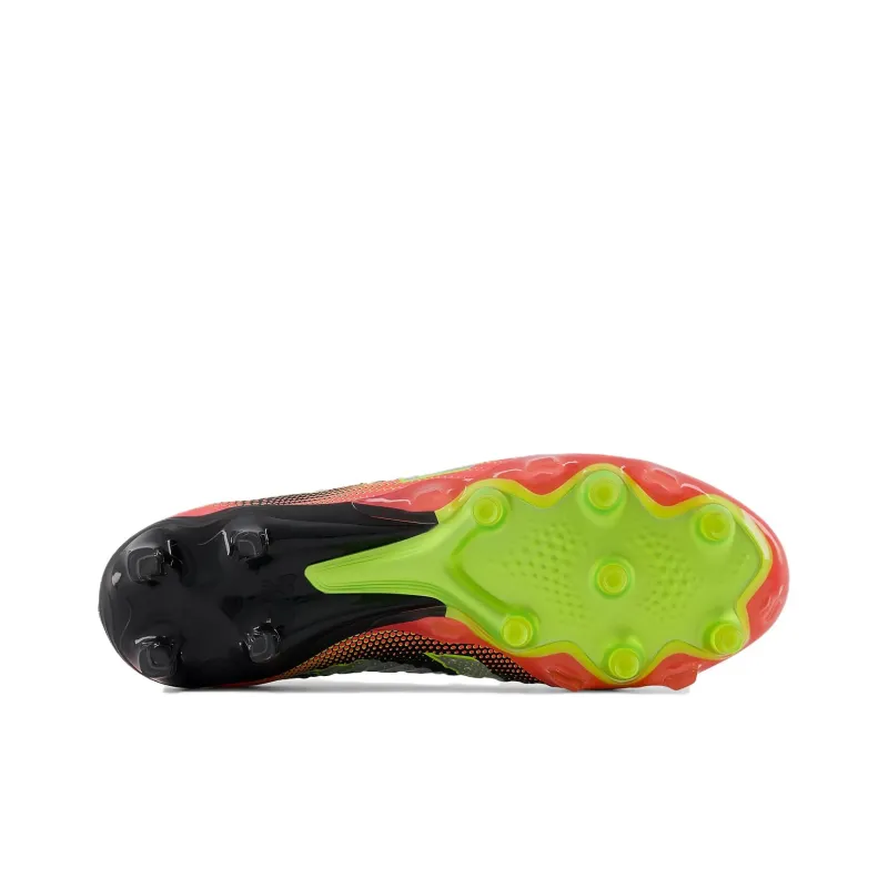 New Balance Tekela Pro Low Laced Fg V4 Black Neo Flame Clementine-5