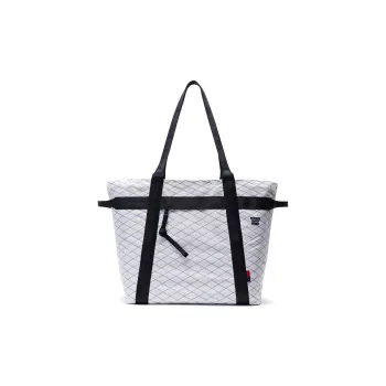 Herschel Nylon Totes Handbag Shoulder Bag Unisex White
