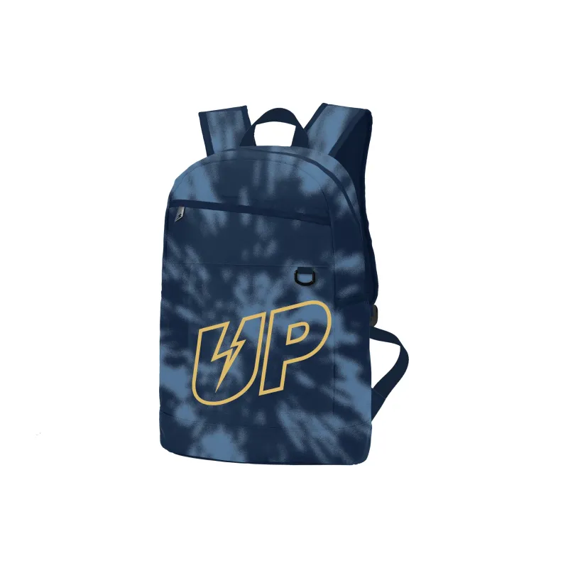 TURN UP Polyester Backpack Laptop Bag Unisex Dark Blue-1