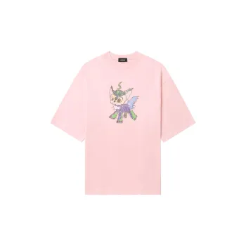 WE11DONE Jeff Monster Drawing T shirt