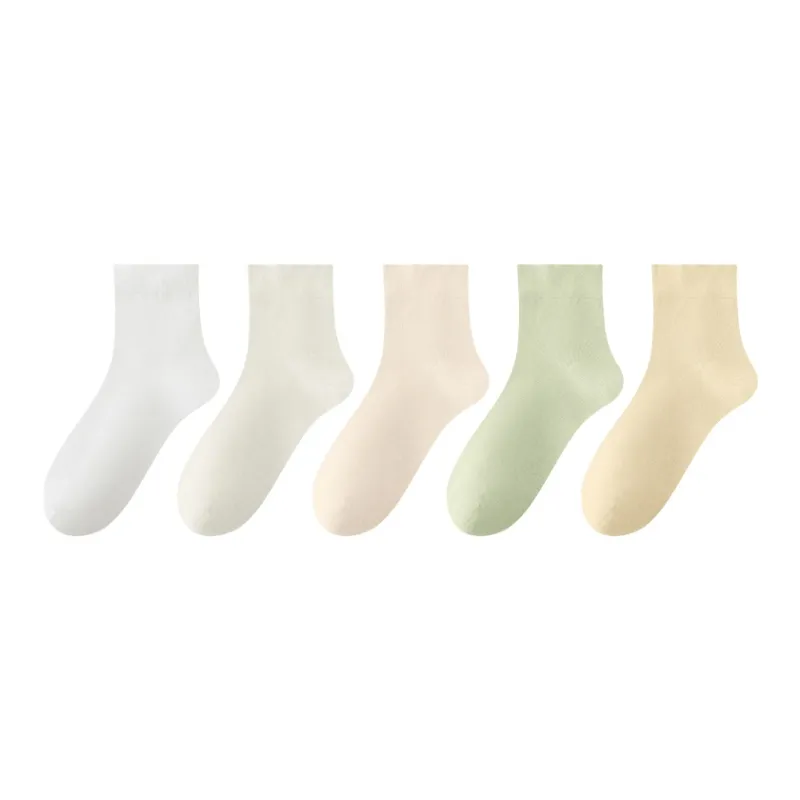 AOKANG Mid-Calf Socks Women's 5 Pack-28